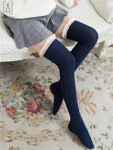 babes in thigh high socks|Over the Knee Thigh High Socks.